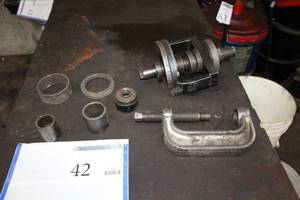 lot 42 image: Wheel Bearing Remover and Installer, Ball joint clamp