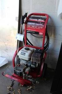 lot 9 image: Ex-Cell Professional Series Pressure Washer Z403CWH with Honda Gasoline Engine