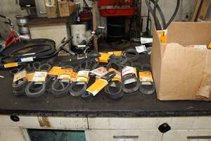 lot 146 image: Serpentine Belts, Assorted Belts