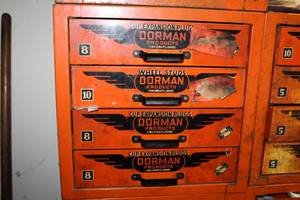 lot 88 image: Metal Parts Organizer Cabinet 4-Drawer, Hardware
