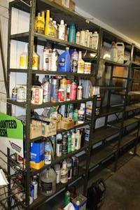 lot 102 image: Lot of (2) Metal Storage Rack with Metal Shelves 7-shelf