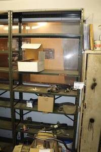 lot 112 image: Metal Storage Rack with Metal Shelves 8-shelf