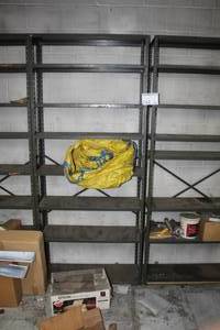 lot 161 image: Metal Storage Rack with Metal Shelves 8-shelf