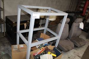 lot 155 image: Metal Stand 2-tier
