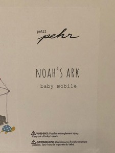 lot 55 image: Noahs ark Pehr Mobile (NEW)