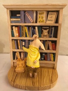 lot 58 image: Piglet lamp and Figurine-