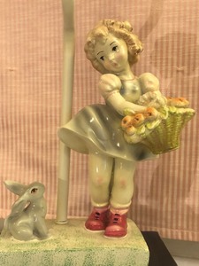 lot 65 image: Girl with Bunny Lamp