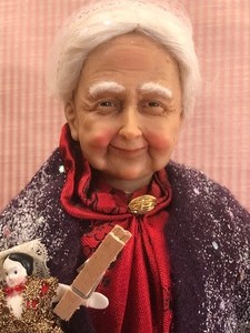 lot 125 image: Old European Woman Doll