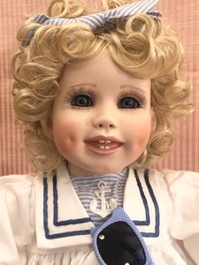 lot 121 image: Hamilton Heritage House Porcelain Doll in a Sailor Suit