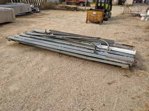 lot 506 image: Pallet with (2) Steel Gates and Various Scrap Metal
