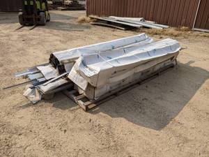 lot 530 image: Pallet of Assorted Steel Building Materials