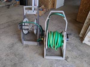 lot 554 image: (2) Garden Hose Reels