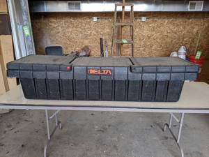 lot 569 image: Delta Plastic Truck Bed Toolbox