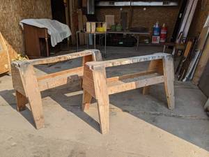 lot 571 image: Pair of Sawhorses