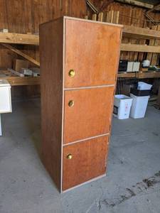 lot 594 image: 3 Door Cabinet