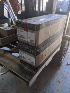 lot 598 image: (2) American Standard Evolution Pedestal Sink Bases