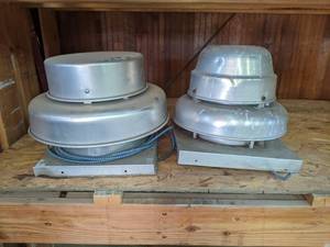 lot 615 image: (2) Power Roof Vents