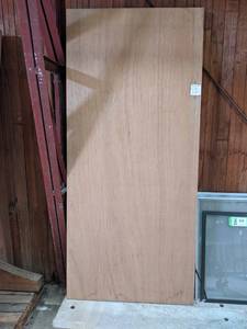 lot 635 image: Mahogany Hollow Core Door