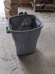 lot 647 image: Bin of Roof Brackets