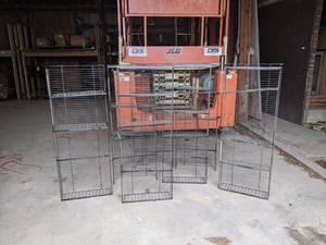 lot 655 image: (7) Wire Shelf Organizers