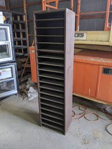lot 662 image: Wood Paper Sorting Shelf