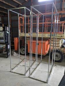 lot 669 image: (2) Steel Display Racks