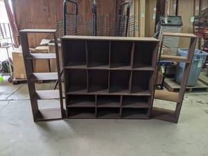 lot 674 image: Three Wood Shelves