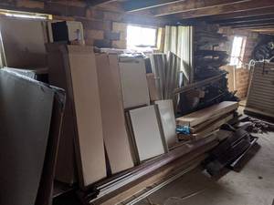lot 687 image: Lozier Gondola Shelving System Components