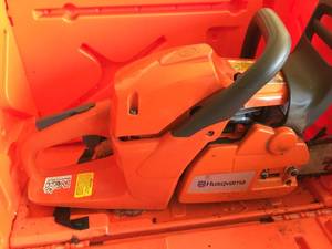 lot 1 image: Husqvarna  Chainsaw In The Case