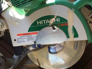 lot 20 image: Hitachi 10 Inch Slide Compound Saw