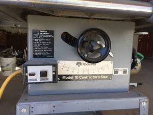 lot 21 image: Rockwell Contractors Saw