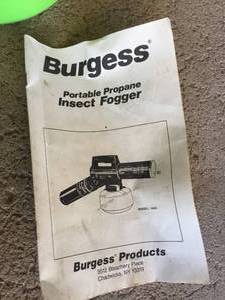 lot 24 image: Burgess Propane Insect Fogger
