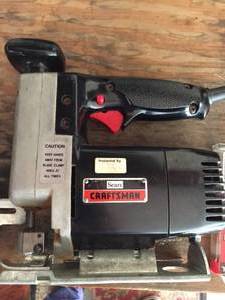 lot 57 image: Craftsman Jigsaw With Blades