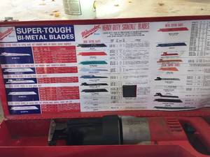 lot 62 image: Milwaukee Heavy Duty Sawzall