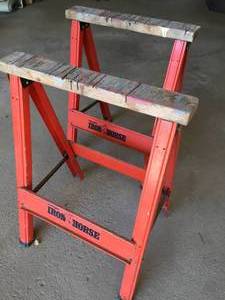 lot 69 image: Iron Horse Saw Horses