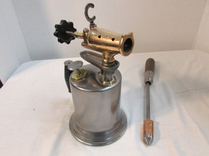 lot 31 image: Vintage Blow Torch and Soldering Iron