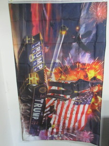 lot 95 image: Trump Flag