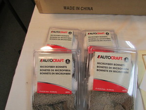 lot 139 image: AutoCraft Micro Fiber Bonnets