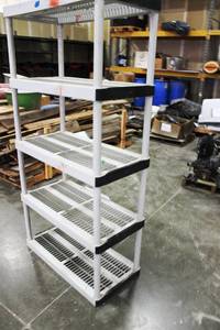 Plastic Ventilated Storage Shelving Unit