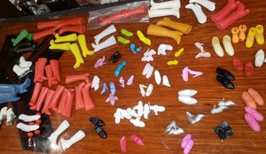 lot 55 image: Mixed Lot of Barbie Boots & Shoes
