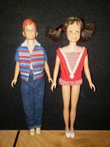 lot 66 image: Scooter & Ricky Dolls