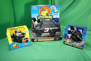 lot 131 image: Two Dale Earnhardt Mini Racers & One Dale Earnhardt Little Racers NASCAR Ertl Preschool