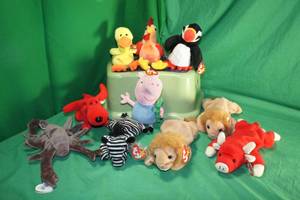 lot 134 image: Lot of Beanie Babies - Animals