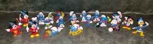 lot 80 image: Smurf & Disney Miniature Figurines