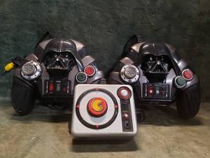lot 84 image: 2 Star Wars Darth Vader & 1 Pac Man Plug And Play TV Video Games