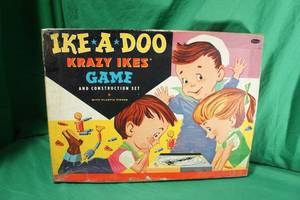 lot 87 image: Vintage Ike A Doo Krazy Ikes Game & The Campbells Kids Picture Puzzle
