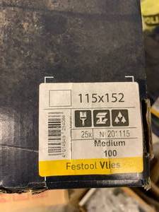 FESTOOL 115X152 SANDING PADS
