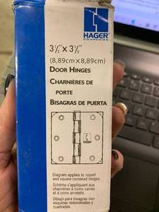 HAGER DOOR HINGES