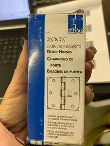 HAGER DOOR HINGES