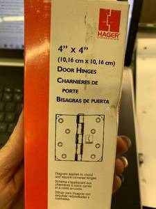 HAGER DOOR HINGES